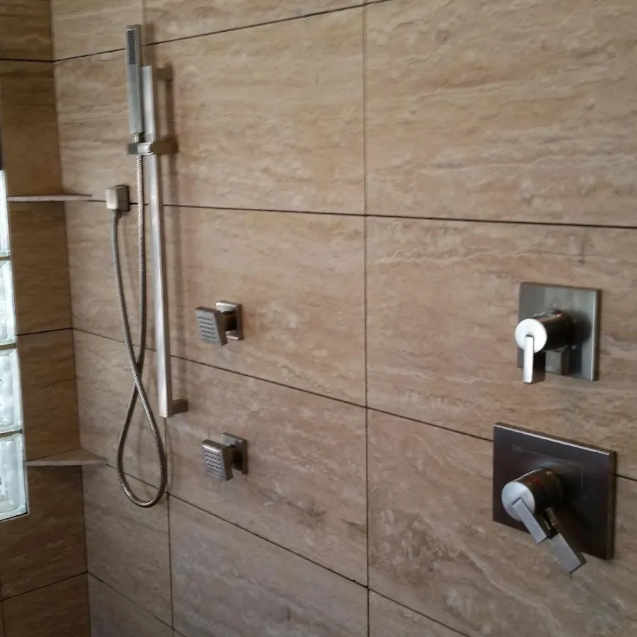 Shower fixture installation for Water Heater Replacement in Camden